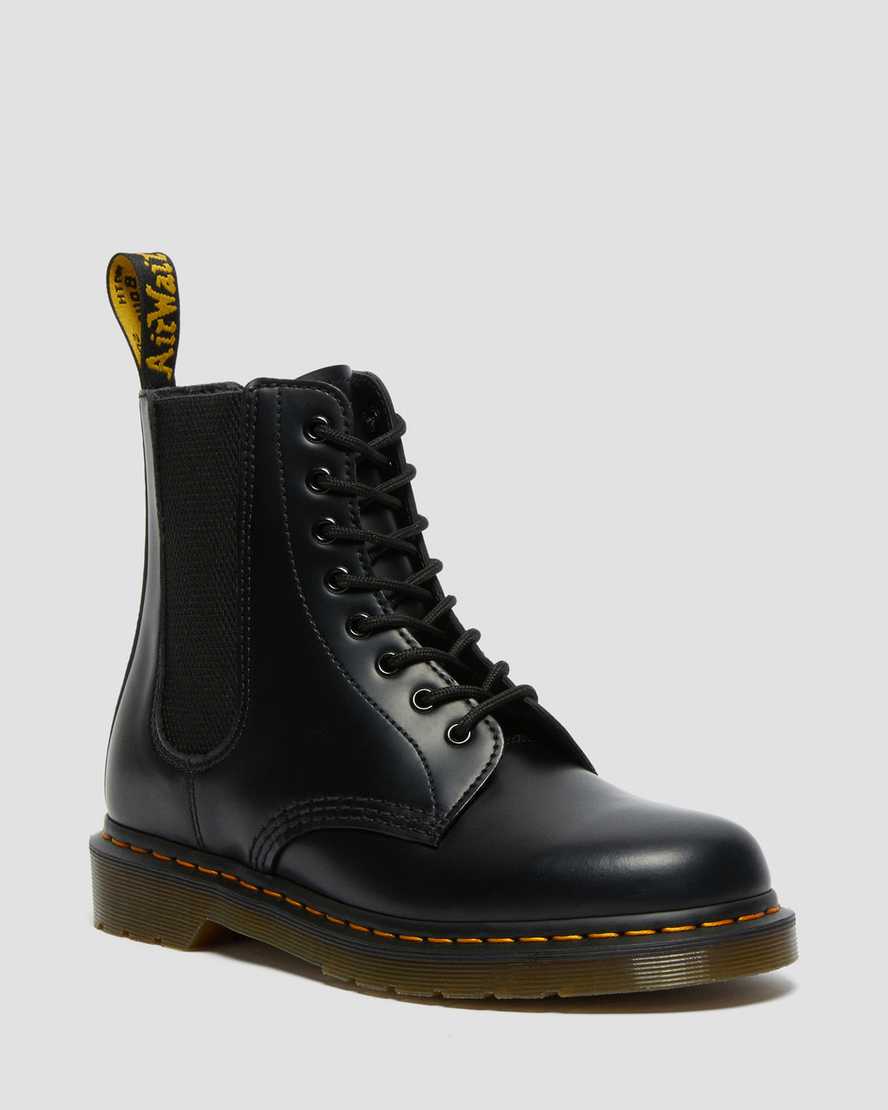 Dr. Martens 1460 Harper Smooth Deri Erkek Bağcıklı Bot - Bot Siyah |TLFGO7241|